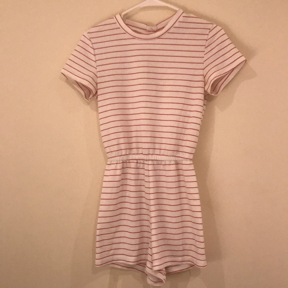 Short sleeve romper